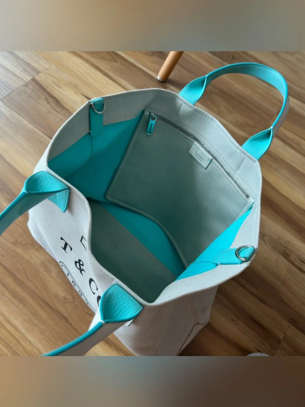 Tiffany & Co. T & CO 1837 Canvas Tote Bag $2200 Lowest price!!